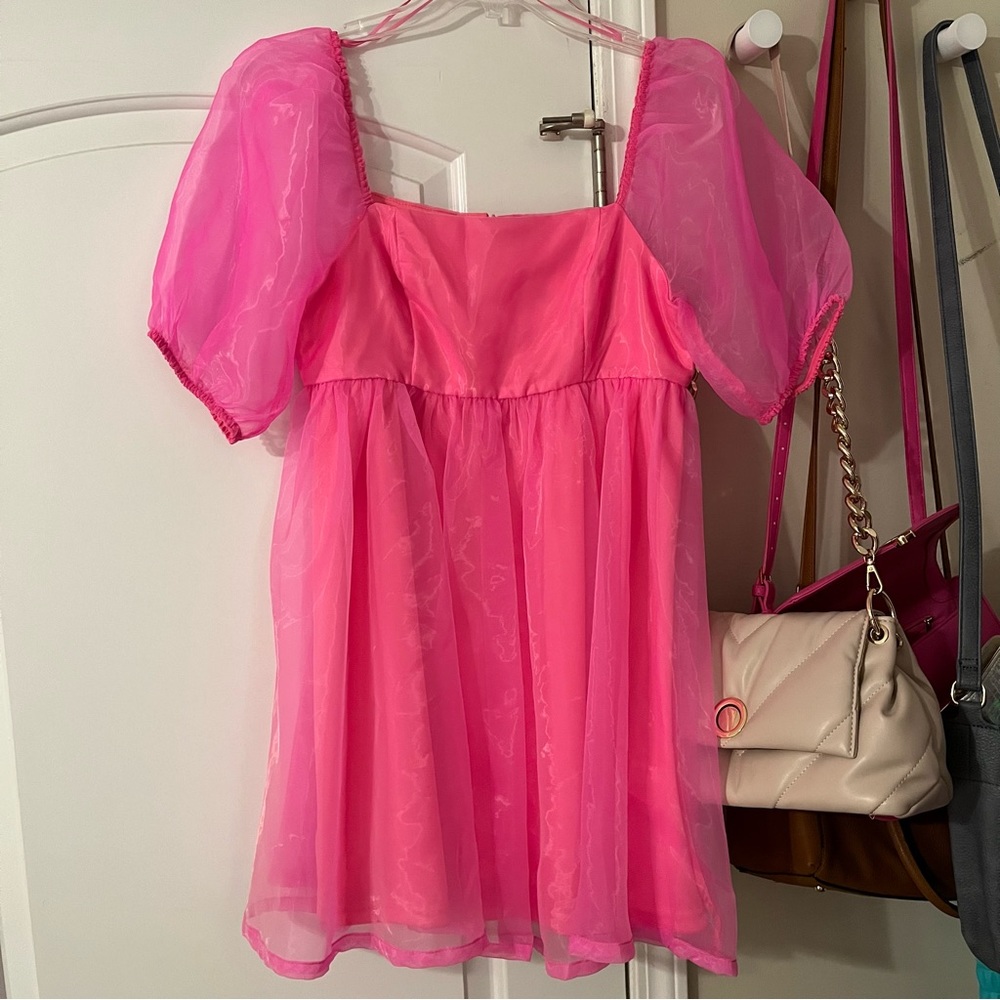 TCEC Barbie Girl Organza Babydoll Dress